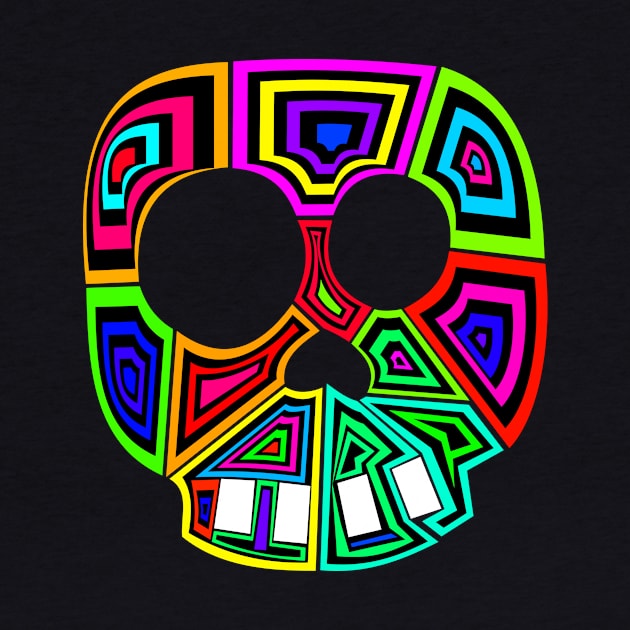 Colorful Skull by Shrenk